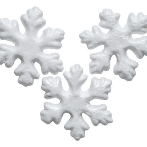 CREATIV craft stiropor pahulje 6.5cm 3kom 137734-0