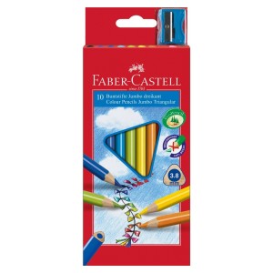 FABER CASTELL Bojice Triangular Jumbo 1/10 116510