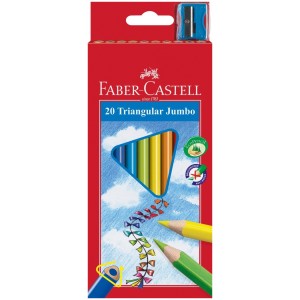 FABER CASTELL Bojice Triangular Jumbo 1/20 116520